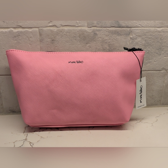 Marc Tetro Cosmetic Bag - NWT Dog Print Pink - Picture 4 of 9